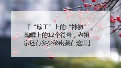 “琮王”上的“神徽”，陶罐上的12个符号，老祖宗还有多少秘密藏在这里