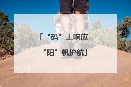 “码”上响应 “阳”帆护航