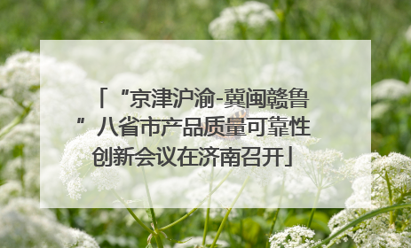 “京津沪渝-冀闽赣鲁”八省市产品质量可靠性创新会议在济南召开
