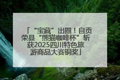 “宝藏”出圈！自贡荣县“熊猫咖啡杯”斩获2025四川特色旅游商品大赛铜奖