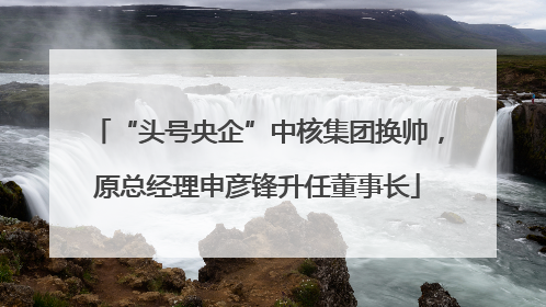 “头号央企”中核集团换帅，原总经理申彦锋升任董事长
