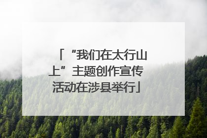 “我们在太行山上”主题创作宣传活动在涉县举行