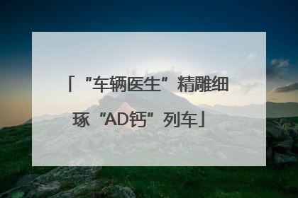 “车辆医生”精雕细琢“AD钙”列车