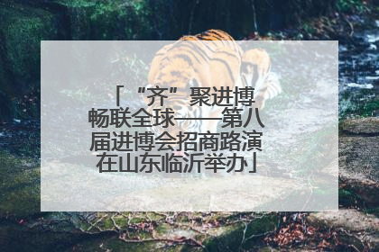 “齐”聚进博 畅联全球——第八届进博会招商路演在山东临沂举办