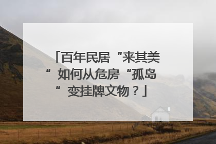 百年民居“来其美”如何从危房“孤岛”变挂牌文物？