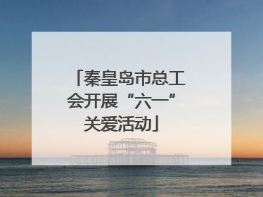 秦皇岛市总工会开展“六一”关爱活动