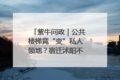 紫牛问政｜公共楼梯竟“变”私人领地？宿迁沭阳不动产登记引质疑