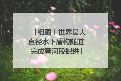 组图丨世界最大直径水下盾构隧道完成黄河段掘进