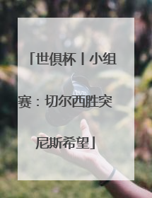 世俱杯丨小组赛：切尔西胜突尼斯希望