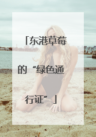 东港草莓的“绿色通行证”