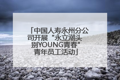 中国人寿永州分公司开展“永立潮头 别YOUNG青春”青年员工活动