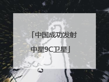 中国成功发射中星9C卫星