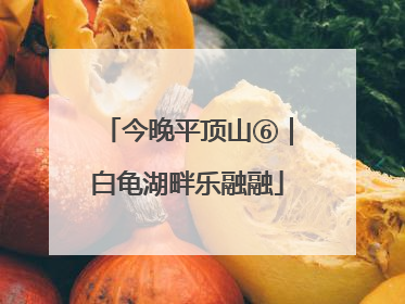 今晚平顶山⑥｜白龟湖畔乐融融