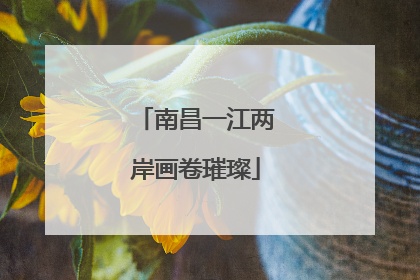南昌一江两岸画卷璀璨