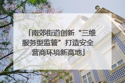 南郊街道创新“三维服务型监管”打造安全营商环境新高地