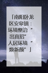 南阳卧龙区安皋镇：环境整治“出真招” 人居环境“焕新颜”