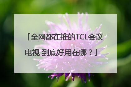 全网都在推的TCL会议电视 到底好用在哪？
