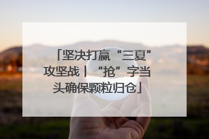 坚决打赢“三夏”攻坚战丨“抢”字当头确保颗粒归仓