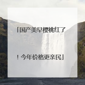 国产美早樱桃红了！今年价格更亲民