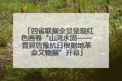 四省联展全景呈现红色画卷“山河永固——晋冀鲁豫抗日根据地革命文物展”开幕