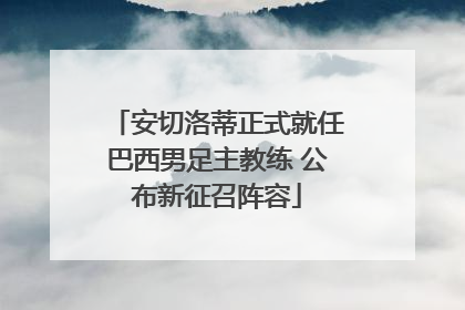 安切洛蒂正式就任巴西男足主教练 公布新征召阵容
