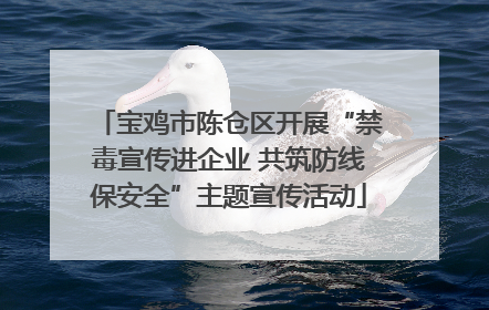 宝鸡市陈仓区开展“禁毒宣传进企业 共筑防线保安全”主题宣传活动