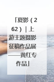 夏影（262）｜上游主题摄影征稿作品展——黄红专作品