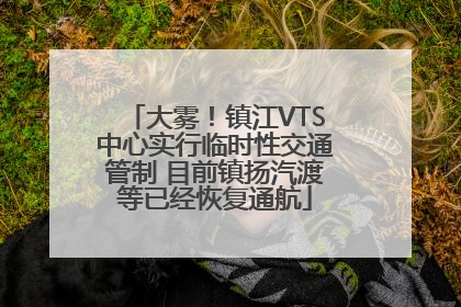 大雾！镇江VTS中心实行临时性交通管制 目前镇扬汽渡等已经恢复通航