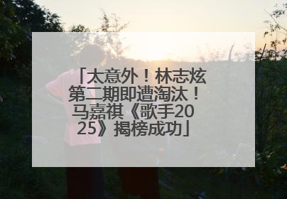 太意外！林志炫第二期即遭淘汰！马嘉祺《歌手2025》揭榜成功