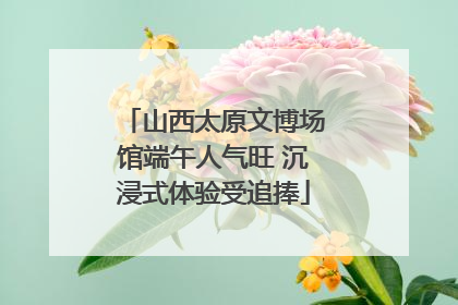 山西太原文博场馆端午人气旺 沉浸式体验受追捧