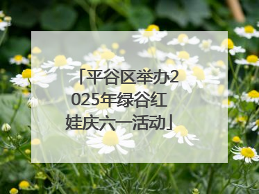 平谷区举办2025年绿谷红娃庆六一活动