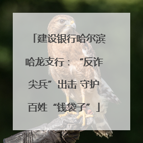 建设银行哈尔滨哈龙支行：“反诈尖兵”出击 守护百姓“钱袋子”