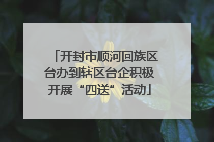 开封市顺河回族区台办到辖区台企积极开展“四送”活动