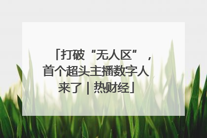 打破“无人区”，首个超头主播数字人来了｜热财经