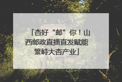 杏好“邮”你！山西邮政直播直发赋能繁峙大杏产业