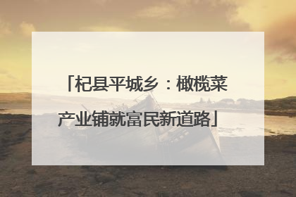 杞县平城乡：橄榄菜产业铺就富民新道路