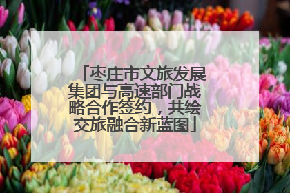 枣庄市文旅发展集团与高速部门战略合作签约，共绘交旅融合新蓝图