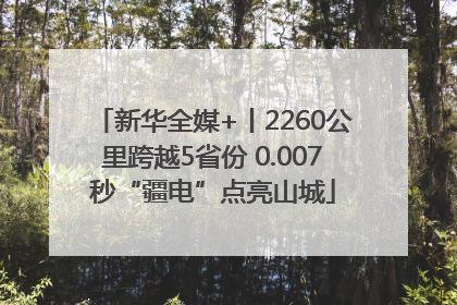 新华全媒+丨2260公里跨越5省份 0.007秒“疆电”点亮山城
