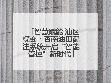 智慧赋能 油区蝶变：杏南油田配注系统开启“智能管控”新时代