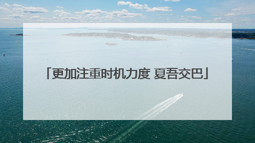 更加注重时机力度 夏吾交巴