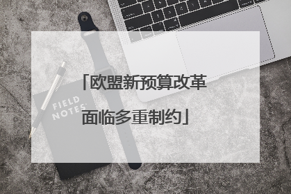 欧盟新预算改革面临多重制约