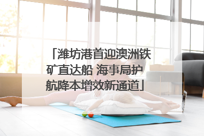 潍坊港首迎澳洲铁矿直达船 海事局护航降本增效新通道