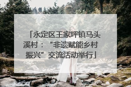 永定区王家坪镇马头溪村：“非遗赋能乡村振兴”交流活动举行