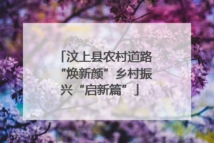 汶上县农村道路“焕新颜”乡村振兴“启新篇”