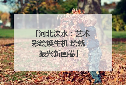 河北涞水：艺术彩绘焕生机 绘就振兴新画卷