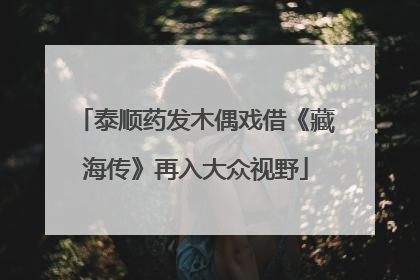 泰顺药发木偶戏借《藏海传》再入大众视野