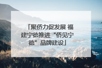 聚侨力促发展 福建宁德推进“侨见宁德”品牌建设