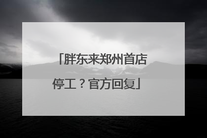 胖东来郑州首店停工？官方回复