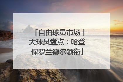 自由球员市场十大球员盘点：哈登保罗兰德尔领衔