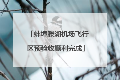 蚌埠滕湖机场飞行区预验收顺利完成